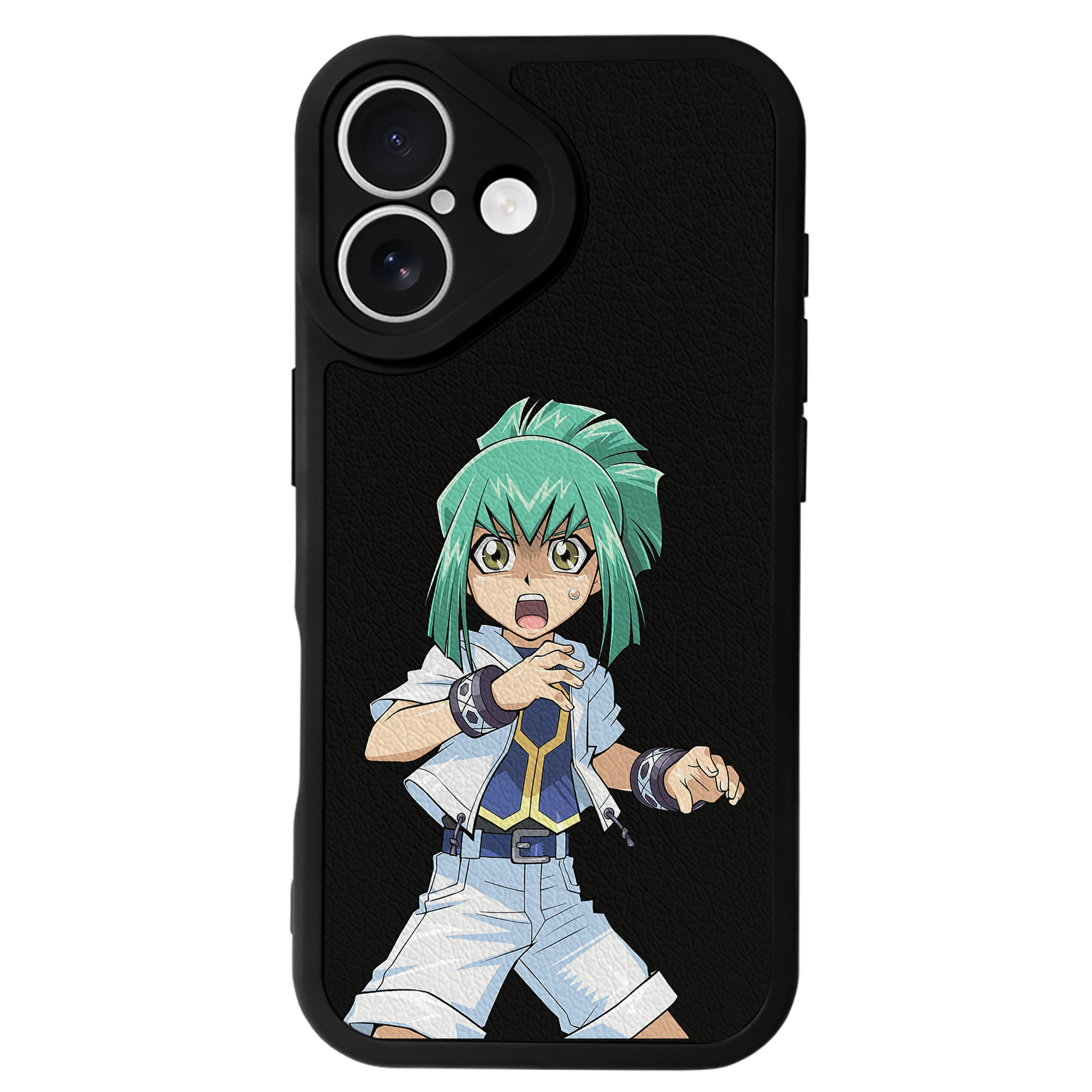 遊☆戯☆王 Yu-Gi-Oh! 【iPhone 16シリーズ対応】シリコンスマホケース（レザー調） 材質：シリコン